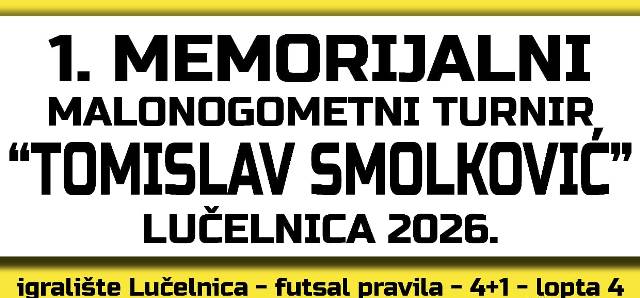 1. memorijalni malonogometni turnir “Tomislav Smolković”