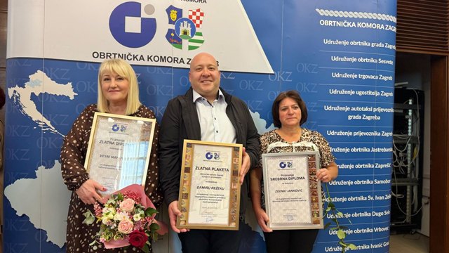 Dodijeljena priznanja Obrtničke komore Zagreb